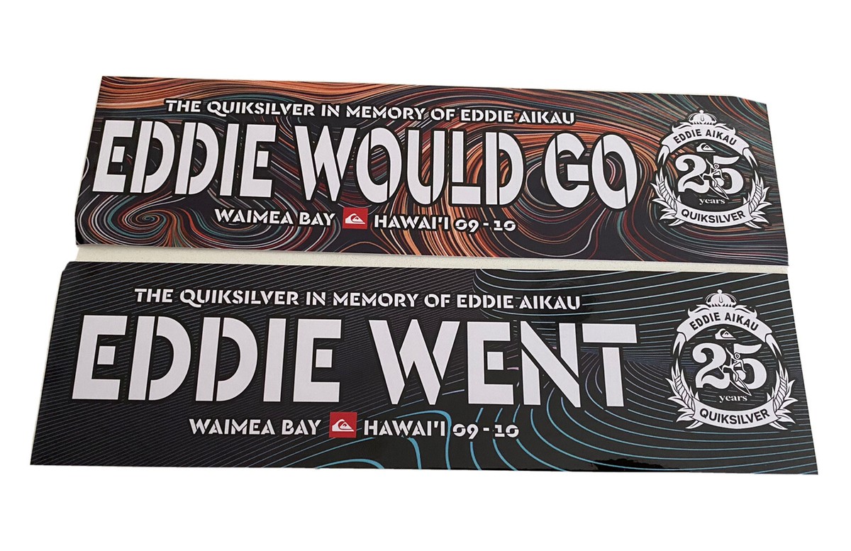 EDDIEAIKAUステッカー❰非売品❱ Eddie Would Go STICKER Set BOGO Vintage Surf Sticker EDDIE GO