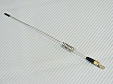 1/10 RC METAL 9" ANTENNA W/ "L" Mount , Trucks, Cars, Boats, Drones, *SILVER*