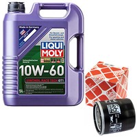 MotoröL Set 10W-60 5 Liter + ÖLfilter 32099 FüR Nissan Micra Juke Renault Subaru