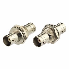 5-Pack BNC Female to BNC Female Bulkhead Connector Adapter for CCTV CATV Camera