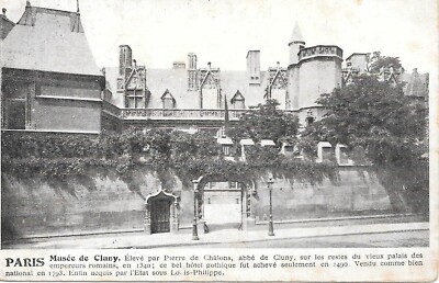 Postkarte Paris / Musée De Cluny (Anfang 20. Jahrhundert)