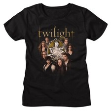 Twilight Movie Women's T Shirt New CULLEN FAMILY WITH CREST Merch SM - 2XL