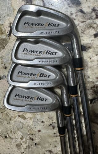 PowerBilt Grand Slam Oversize Irons Set (5,6, 8, PL) RH Reg Flex