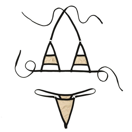 Sexy Women's Lingerie Swimwear Micro Mini Bikini Bra G-string Thong Underwear - Picture 21 of 159