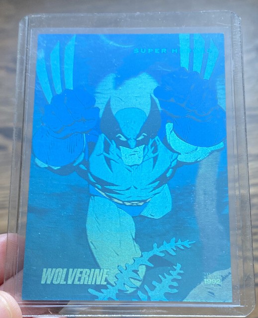 1992 Impel Wolverine H3 Hologram Insert Marvel Comics Universe Trading
