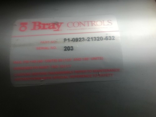 Bray Controls 91-0923-21320-532 Pneumatic Actuator - Picture 2 of 2
