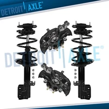 Front Steering Knuckles Wheel Hub Struts Spring for 2014-18 Toyota Corolla 1.8L
