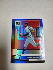 2022 Panini Donruss - Variation Holo Purple Running #121 Ronald Acuña Jr. (JGA)