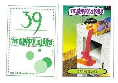 The Sloppy Slobs - Merlin 1993 - unbenutzte Aufkleber - Auswahl aus Dropdown-Liste (1A)