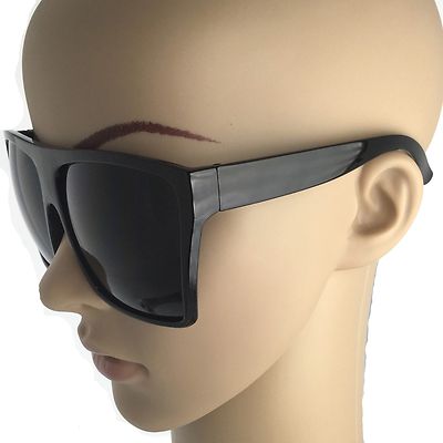 ?Black Square Polarized Womens Sunglasses Trendy Oversized Large Amazon.com: Giselle Womens Sunglasses Oversized Thick Square  main image 3