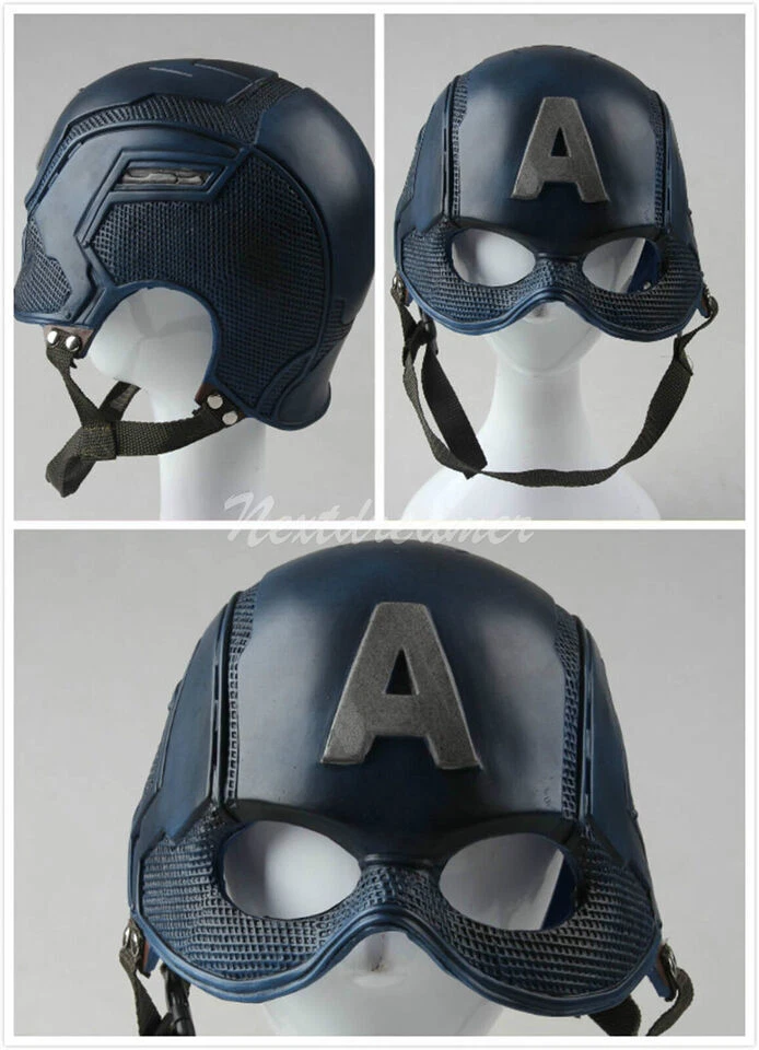 Accesorio Capitán América Gorra Guerra Civil Steve Rogers Proporcionar Cabeza Circunferencia Foto 2 de 2