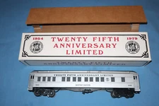 Williams TCA 25th Anniversary #2503 South Carver Pullman with Original Box