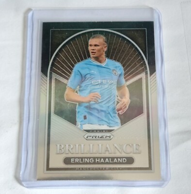 2023-24 Panini Prizm EPL Premier League Erling Haaland Brilliance Insert #30