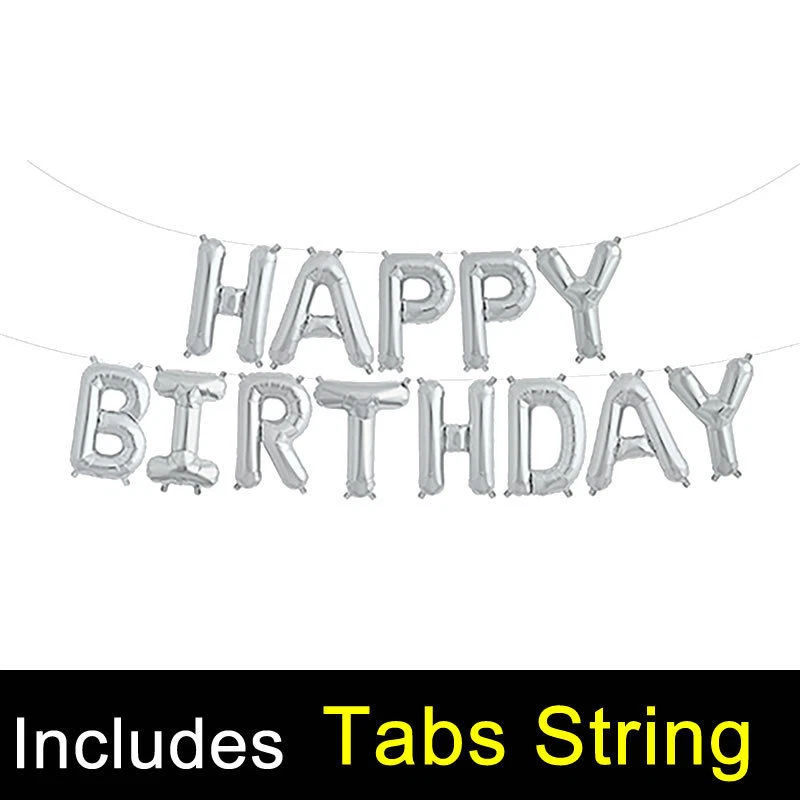 Happy birthday balloons 16th 30th 40th 50th age number balloons kids theme party - Image 4 of 4