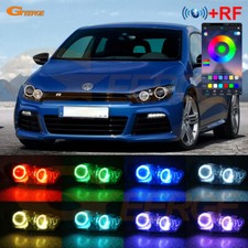 For Volkswagen Vw Scirocco Iii Multi-color Rgb Led Angel Eyes Kit Bluetooth App