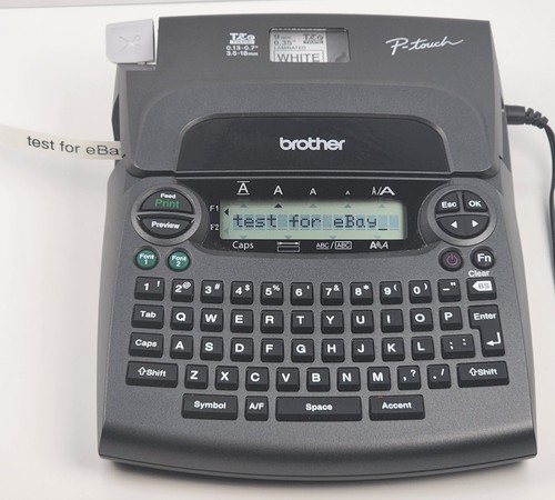 Brother P-Touch Electronic Termal Label Maker Printer PT-1890 Clean Tested Black