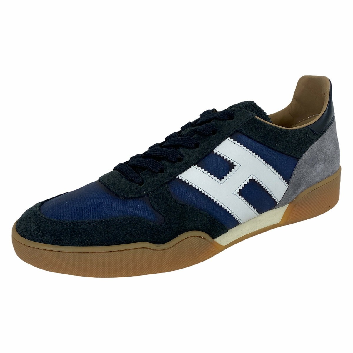 B90 sneakers uomo HOGAN H357 SPORTY suede/vintage tissue shoes men