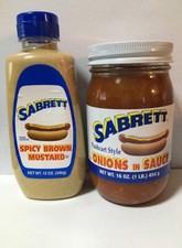 Cebollas Sabrett en salsa y mostaza selladas ¡EL ORIGINAL de Nueva York!