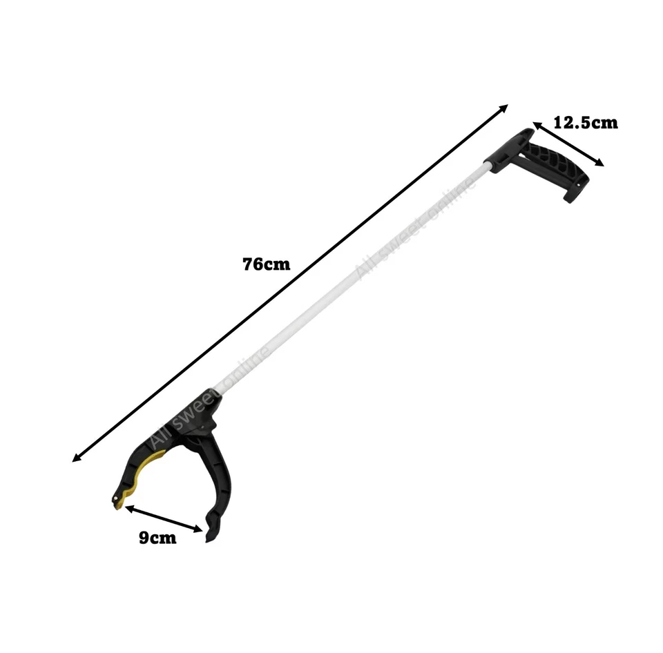 2PK Magnetic Aluminium Reacher Grabber Tool Lightweight Extendable Pick Up Stick - image 2 of 4