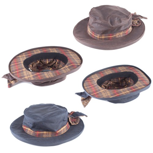 Rydale Ladies Wax Cotton Bow Hat 100 