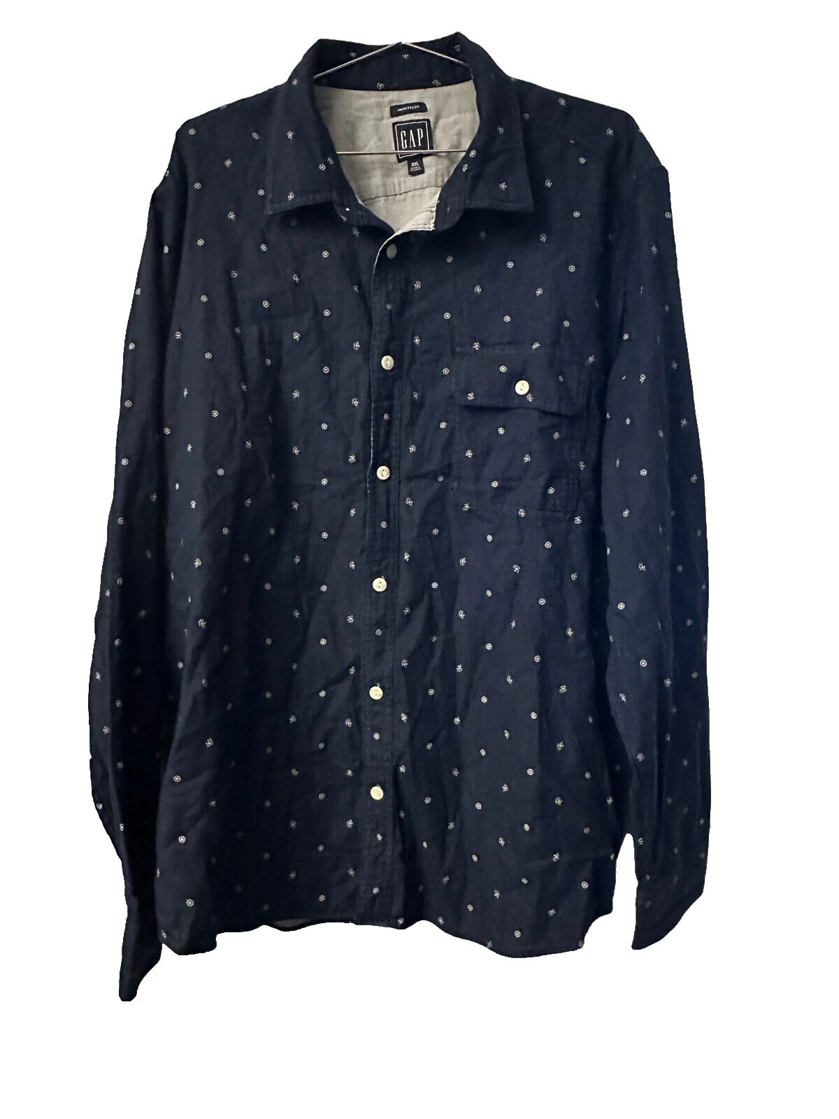 Gap Floral 100% Cotton Dress Shirts for Men