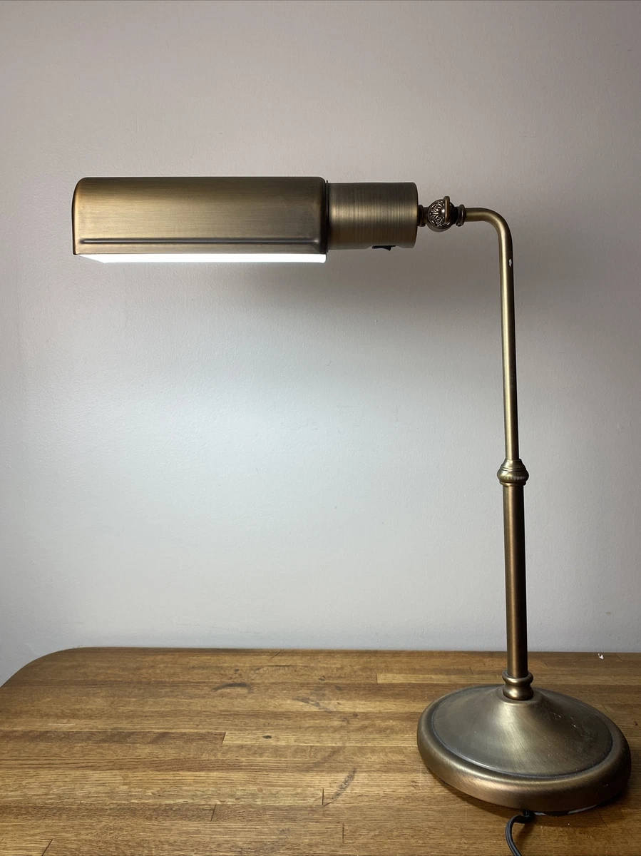 21 Vintage Brass Ottlite Adjustable Desk Writers Lamp eBay