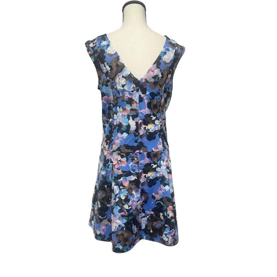 Vestido CeCe by Cynthia Steffe 'Floral Odyssey' Línea A, Floral, Talla 8 Foto 4 de 4