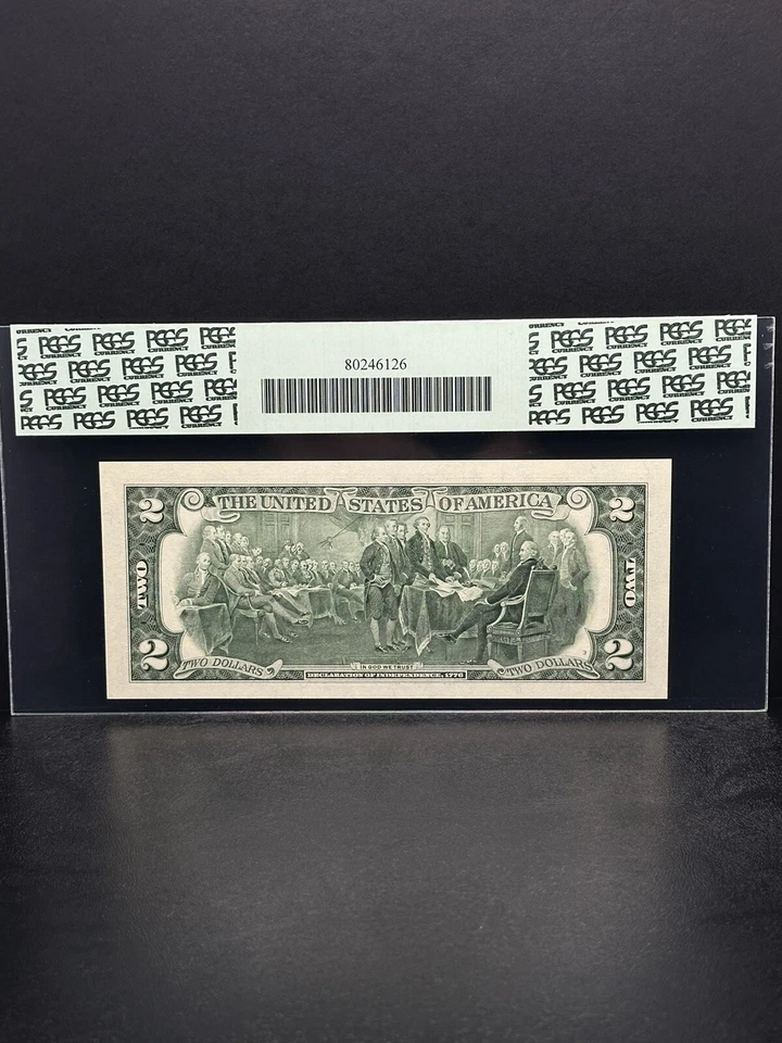 2003- $2 DOLLARS BILL STAR NOTE Low Printed Nice Piece For Your Collection - Image 2 of 3