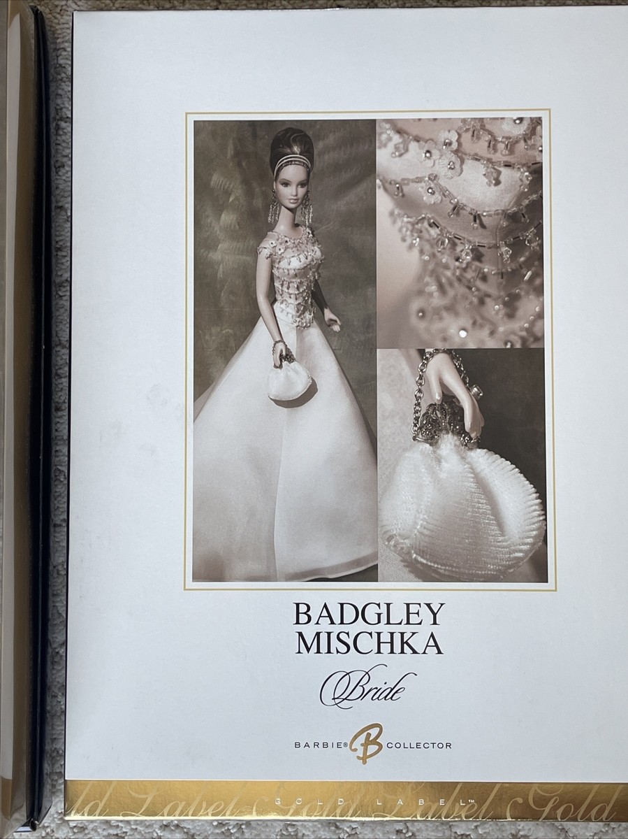 NEW Designer Bride Badgley Mischka Barbie Doll 2003 Gold NEW Designer Bride Badgley Mischka Barbie Doll 2003 Gold