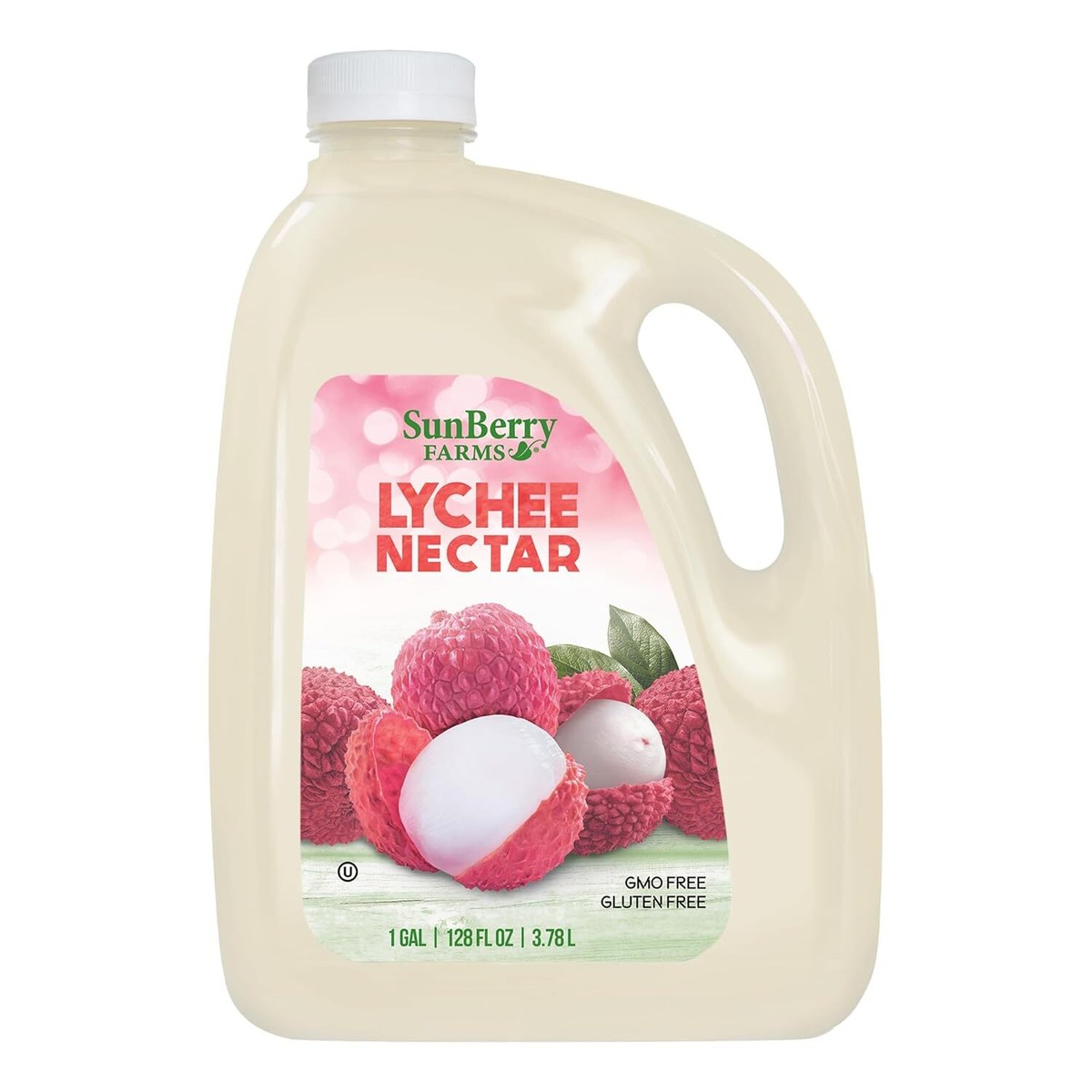 Sunberry Farms Lychee Nectar 128oz | All Natural, Non-GMO, Gluten