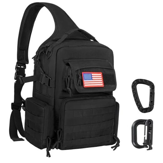 Tactical Sling Bag Pack Men Military Shoulder Sling Backpack Medium
