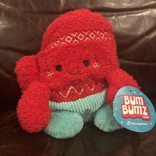 Russ Kellytoy Bum Bumz Weighted Bean Shaggy Plush. Ski Lodge Bumz. Misty 7.5  
