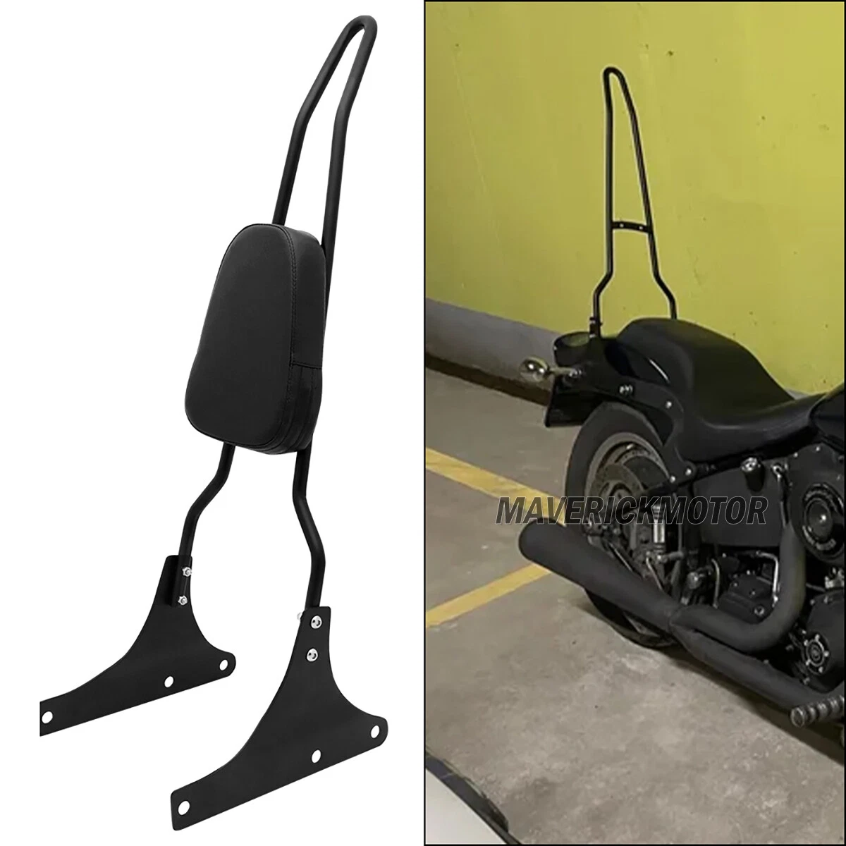 シーシーバー バックレスト2006年-黒a34【harley-fboy-a3a】 楽天市場