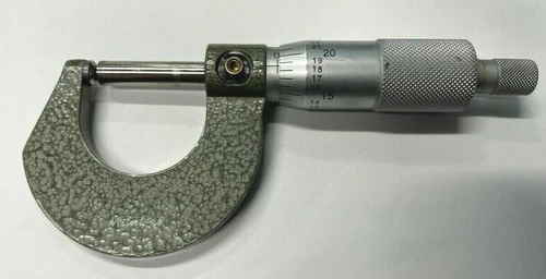Mitutoyo 115-153 Micrometer Spherical Anvil, Flat Spindle, 0-1" Range, .0001" 
