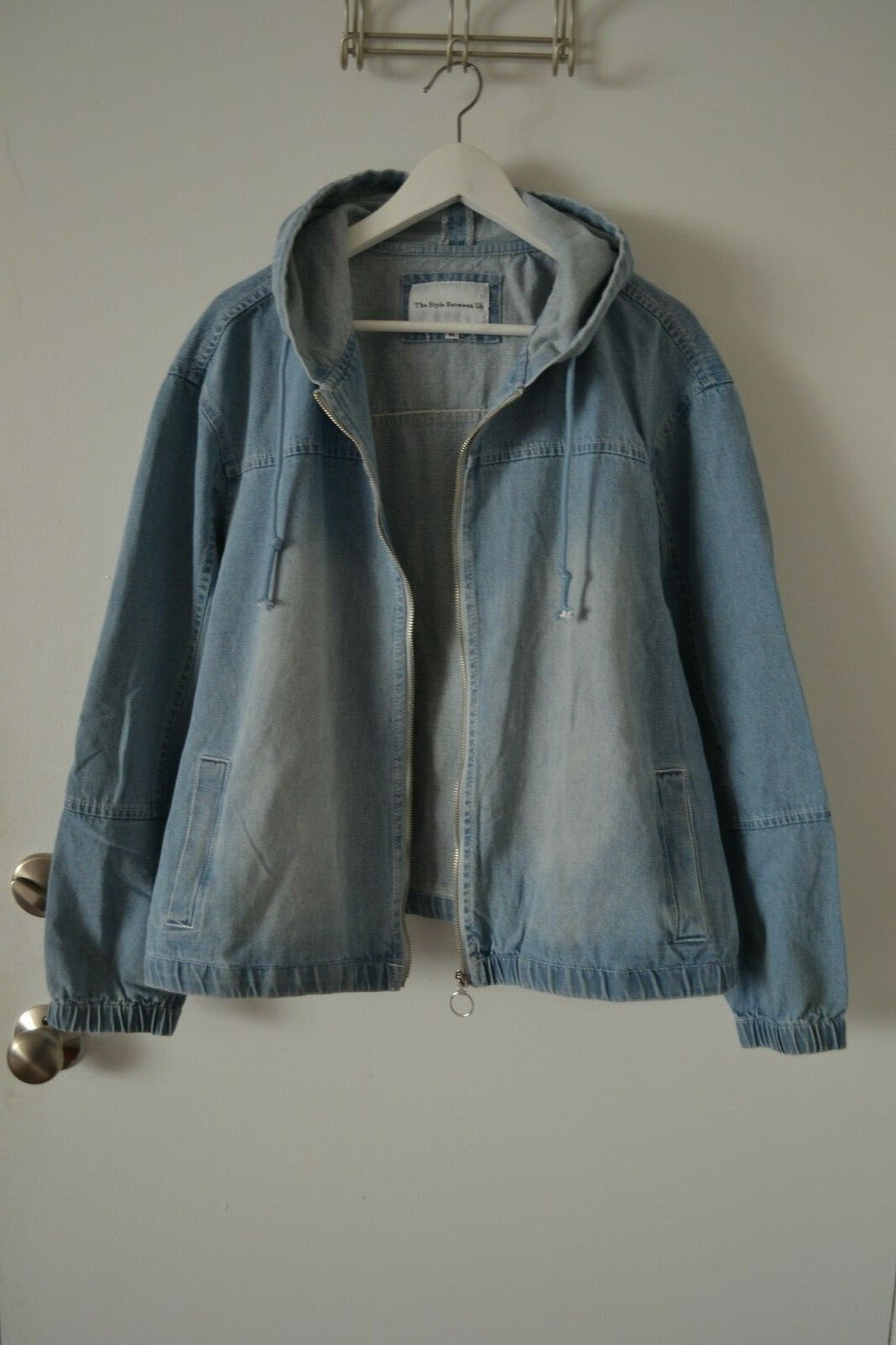 NWT The Style Between Us Denim Zipped 