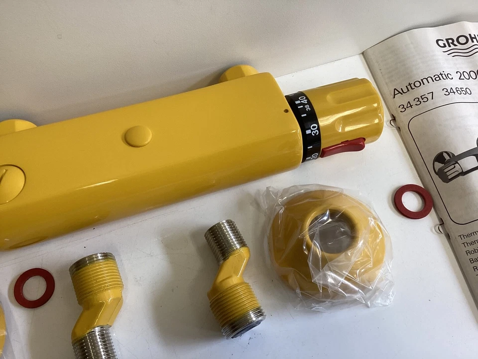 Grohe Automatic 2000 Brausethermostat Gelb, Duschthermostat, Rarität, 34650Y00 - Bild 4 von 4