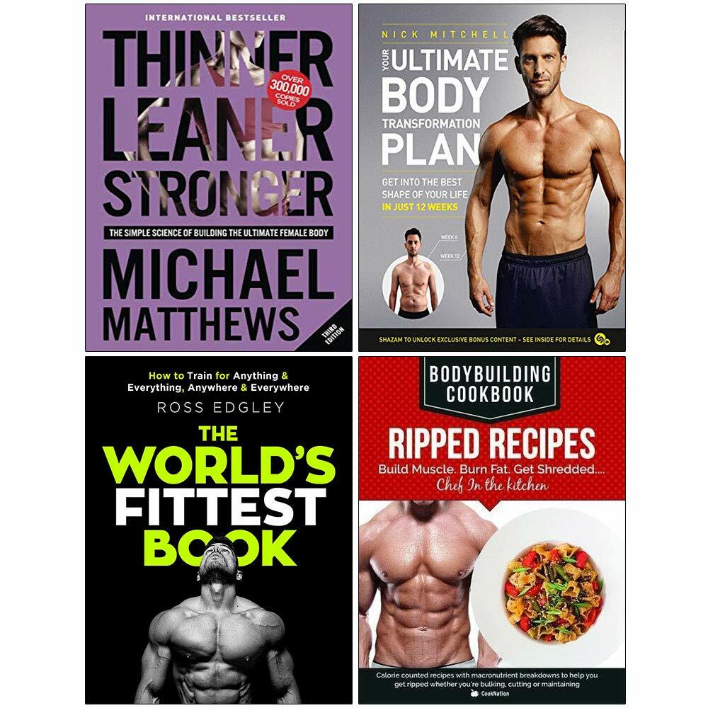 Thinner Leaner Stronger,Ultimate Body,World's Fittest 4 Books Collections Set PB