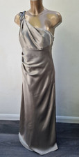 NEW Monsoon Embellish Wedding Special Occasion Long 100% Silk Prom Dress 12