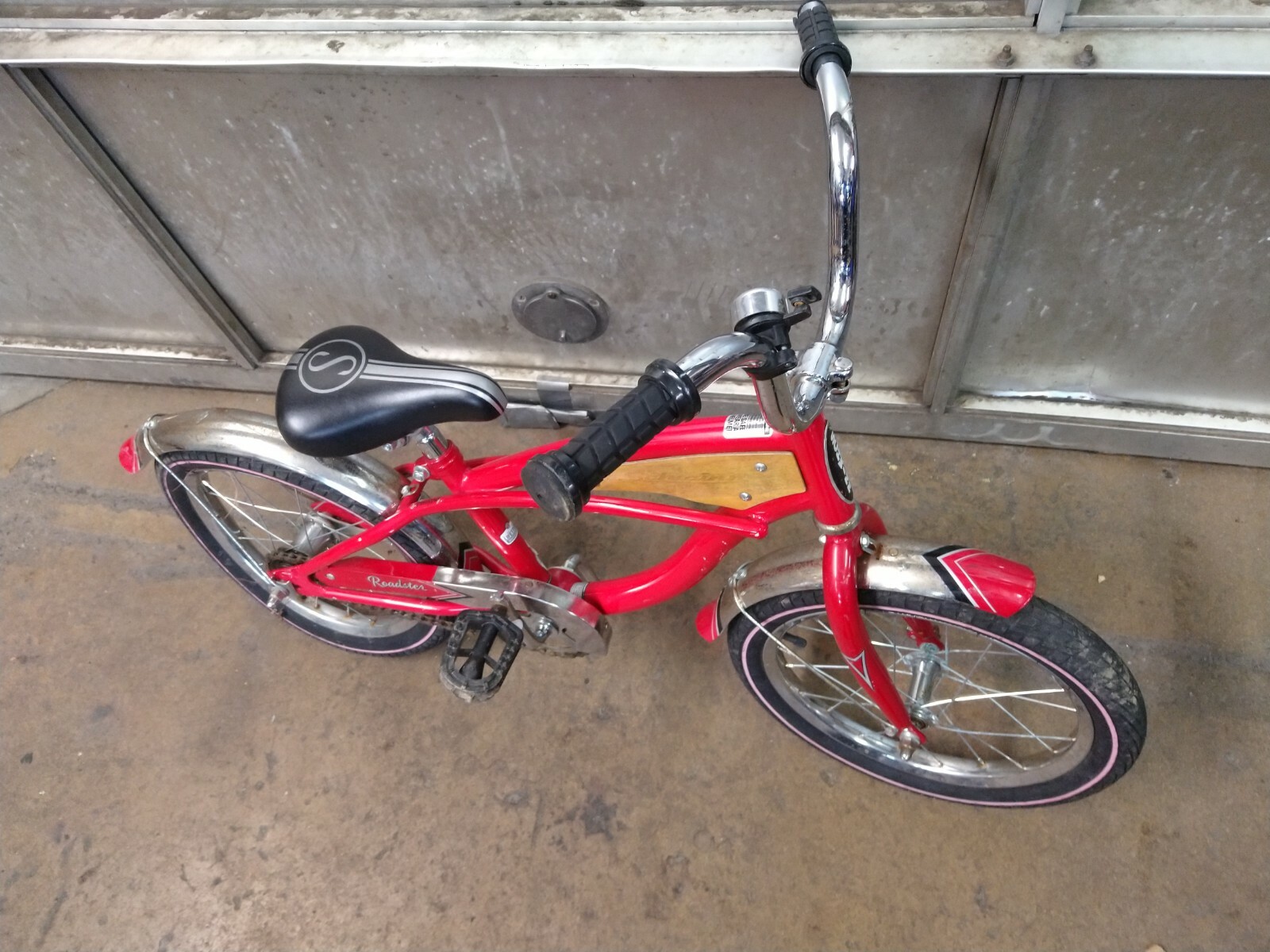 Genuine Schwinn Roadster 16" RED Bicycle Replacement Parts: Handle Bar Assembly