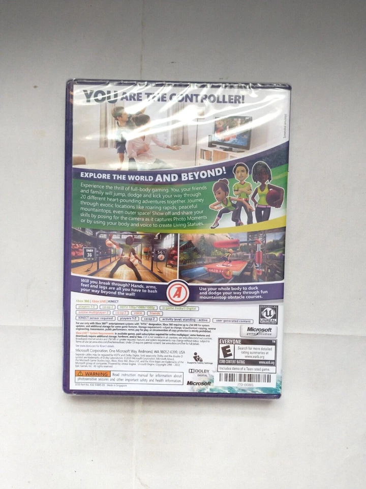 Kinect Adventures! Xbox 360 Game New Sealed - Image 2 of 4