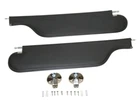 1966 Chevelle & El Camino Sunvisors Black and Sunvisor Mount Kit