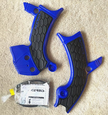 YAMAHA YZF 450   2023 - 2026  ACERBIS FRAME GUARDS PROTECTORS BLUE / BLACK