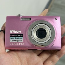 Nikon Coolpix S2500 12MP Digital Camera 4x Optical Zoom 100 WORK PINK