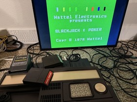 Mattel 2609 Intellivision Game Console With 12 Games tested working 