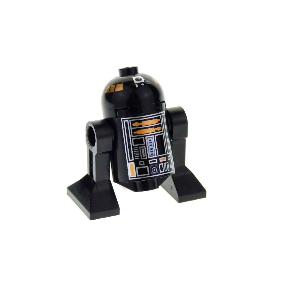 1X Lego Minifigure Star Wars Episode 4/5/6 Droid R2-D5 Black 6211 30362 SW0155