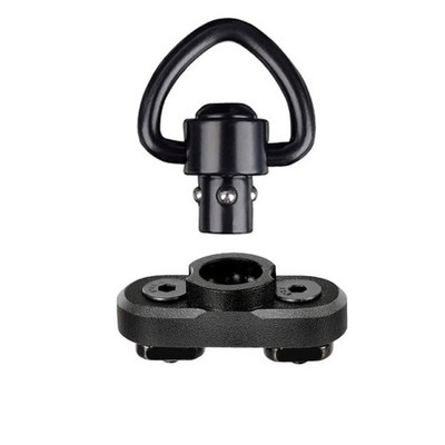 TPO Quick Detach QD Sling Swivel Mount w/Push Button Compatible with Black 