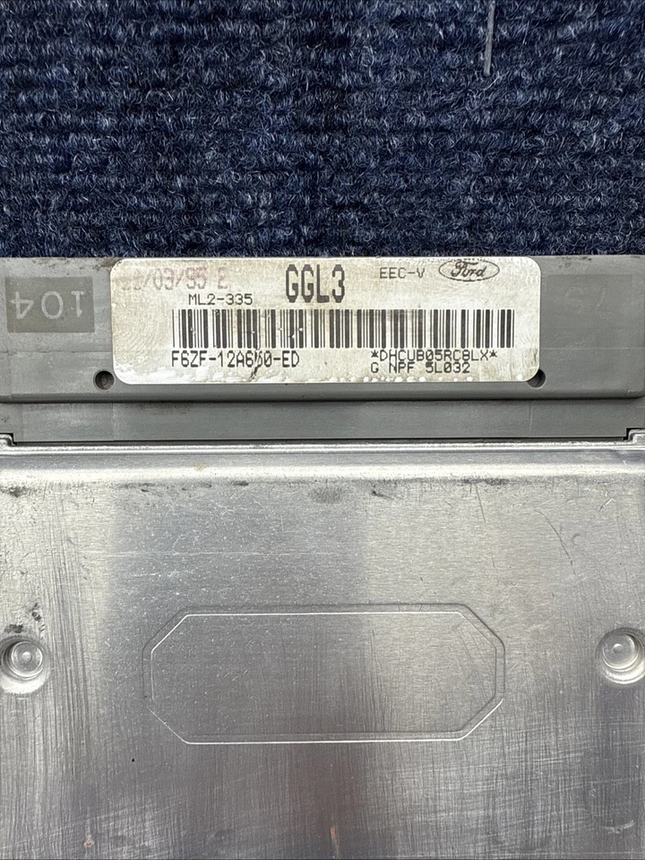 Engine Computer 1996 Ford Mustang GT 4.6 Manual ECM Module F6ZF-12A650-ED GGL3 - Image 2 of 4