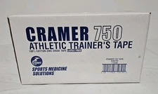 Cramer 750 White Athletic Trainer's Tape Case 32 Rolls 1 1/2" x 15 Yards