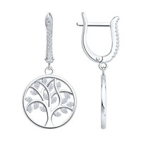 Ohrringe HäNger Silber 925 Silberohrringe Zirkonia Steine Echtschmuck