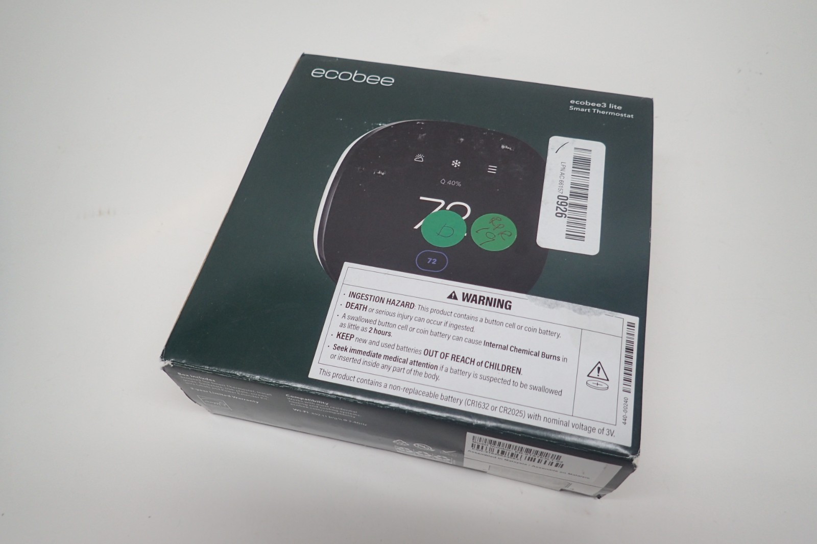 - Programmable Wifi Thermostat - Black
